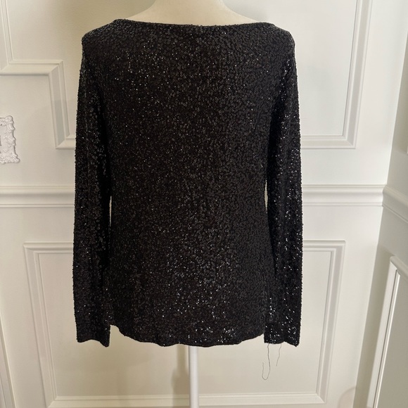 J. Crew Long Sleeve Sequin Blouse Shirt - Picture 5 of 9